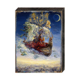 Arte mural de madera de fantasía "Barco de los Sueños" de Josephine Wall - Decoración de fantasía - 852137-JW