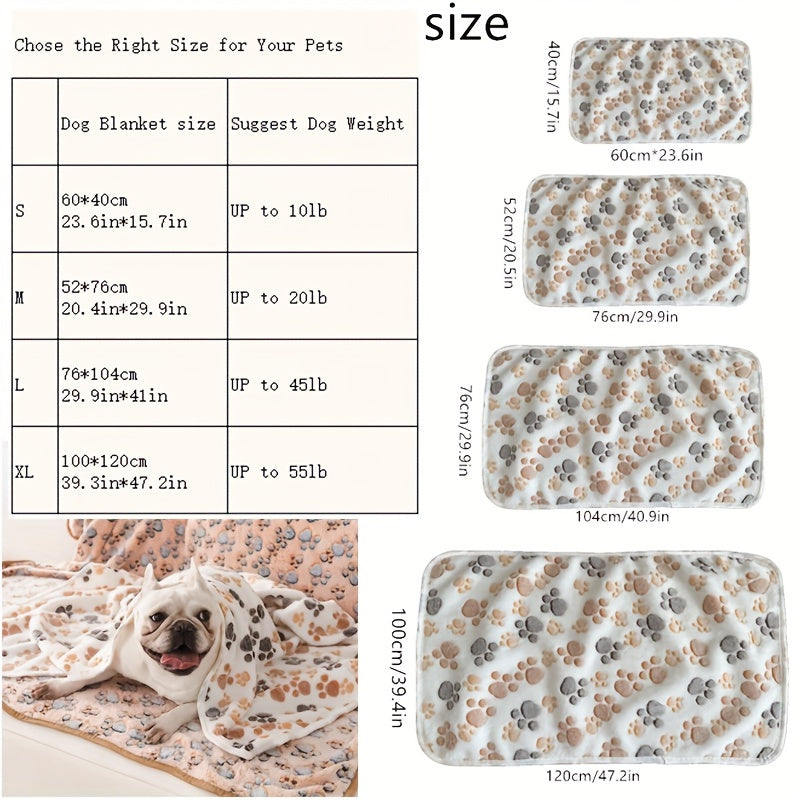 Manta para mascotas de franela de terciopelo coral, colcha para perros y gatos, manta para perros
