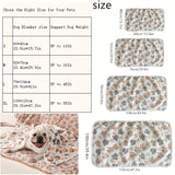 Manta para mascotas de franela de terciopelo coral, colcha para perros y gatos, manta para perros