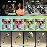 Digital Zoom1080P HD Digital Camera - 2.4" Rechargeable Camera, 800mAh, Equipped With A 32GB SD Card, Support For Vlog, Selfie, Photography, Video Recording, Webcam, Digital Camera Suitable For Beginners/Youngest, Perfect Gif