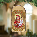 Virgin Mary Directress Religious Orthodox Sacred Icon Ornament - Inspirational Icon Decor - 87029