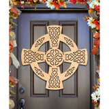Celtic Wheel Cross Wall Door Decor by Celtic Art - Celtic Decor - 93161H