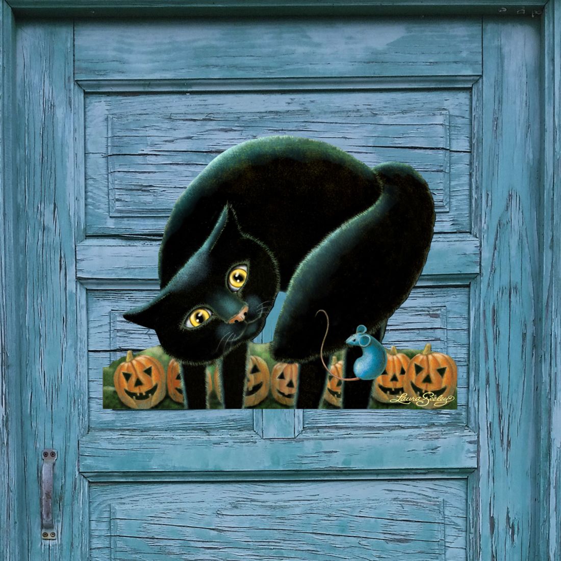 Decoración de Halloween para puerta con truco o trato de Laura Seeley - Decoración de Halloween para Acción de Gracias - 8512056H