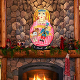 Clara Nutcracker Nesting Doll Door Decor by G. DeBrekht - Christmas Decor - 8115152H