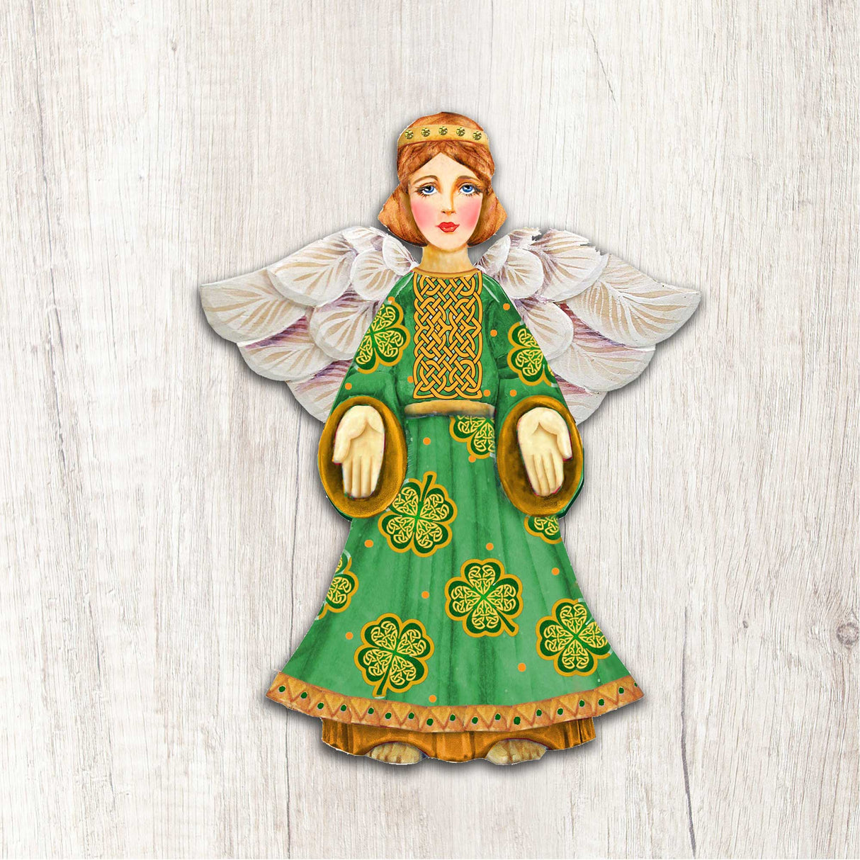 Celtic Angel Christmas Decor Hanger by G. DeBrekht - Celtic Decor - 8152723H