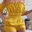 Two Pieces Of Short Sleeve Shorts For Women - Lootquake