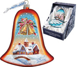 Housewarming Bell Glass Ornament by G. DeBrekht - Christmas Decor - 752-036