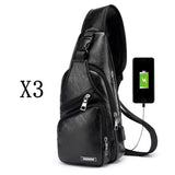 Waterproof casual one-shoulder messenger bag - Lootquake
