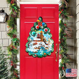 Faro navideño para puerta, decoración navideña de G. DeBrekht - Decoración costera - 8119185H