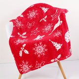 1 manta navideña de felpa, suave y cómoda, ideal para sofá, oficina, cama, camping, viajes, regalo de Navidad.