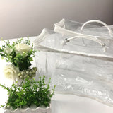 Bolsa de maquillaje de viaje de PVC transparente (1 unidad o 2 unidades), impermeable, para viajes, portátil, para guardar mantas y colchas.