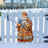 Decoración navideña para puerta con Papá Noel y pez de G. Debrekht - Decoración navideña con Papá Noel y muñeco de nieve - 8691411H