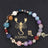 Twelve Constellation Constellation Bracelet Natural Stone Cut Color - Lootquake