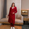 Women's Fibre Velvet Gown Set - Lootquake