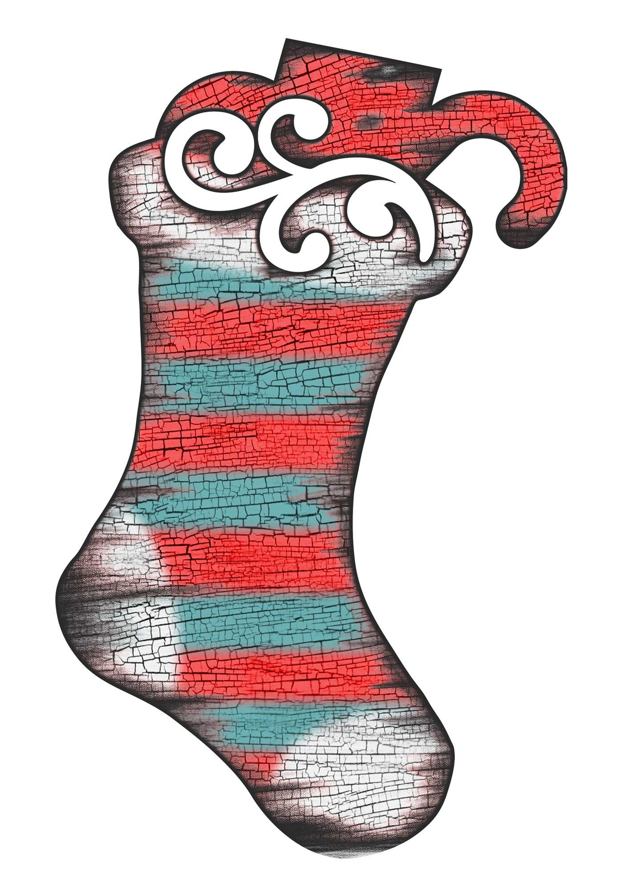 Noel Stocking Decorative Door Decor by G. DeBrekht - Christmas Decor - 8198802H