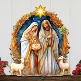 Nostalgic Nativity Scene Holiday Door Decor by G. Debrekht - Nativity Holiday Decor - 8611074H