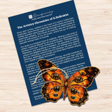 Summer Butterfly Decorative Wooden Ornaments of 3 by G. Debrekht - Wildlife Decor - 8091012-1-S3