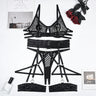Women's Metal Lingerie With Chest Ring Suit - Lootquake