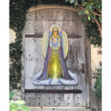 The Angel and The Blue Cat Oversized Decor by Josephine Wall - Christmas Decor - 845623H-JW