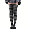 Calcetines hasta la rodilla con rayas vibrantes: calcetines hasta la pantorrilla para mujer, ideales para festivales de música, fiestas de cosplay y cualquier estilo. Medias suaves, elásticas y cómodas para usar todo el día.