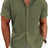 Men's Shirt Short Sleeve Casual Buckle - Lootquake