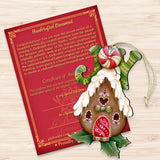 Joy Gingerbread House Wooden Ornaments by Jamie Mills-Price - Christmas Decor - 8457507
