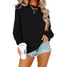 Solid Color Crew Neck Coat Long Sleeve Hoodie - Lootquake