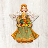 Fall Angel Thanksgiving Halloween Door Decor by G. DeBrekht - Thanksgiving Halloween Decor - 8155232H
