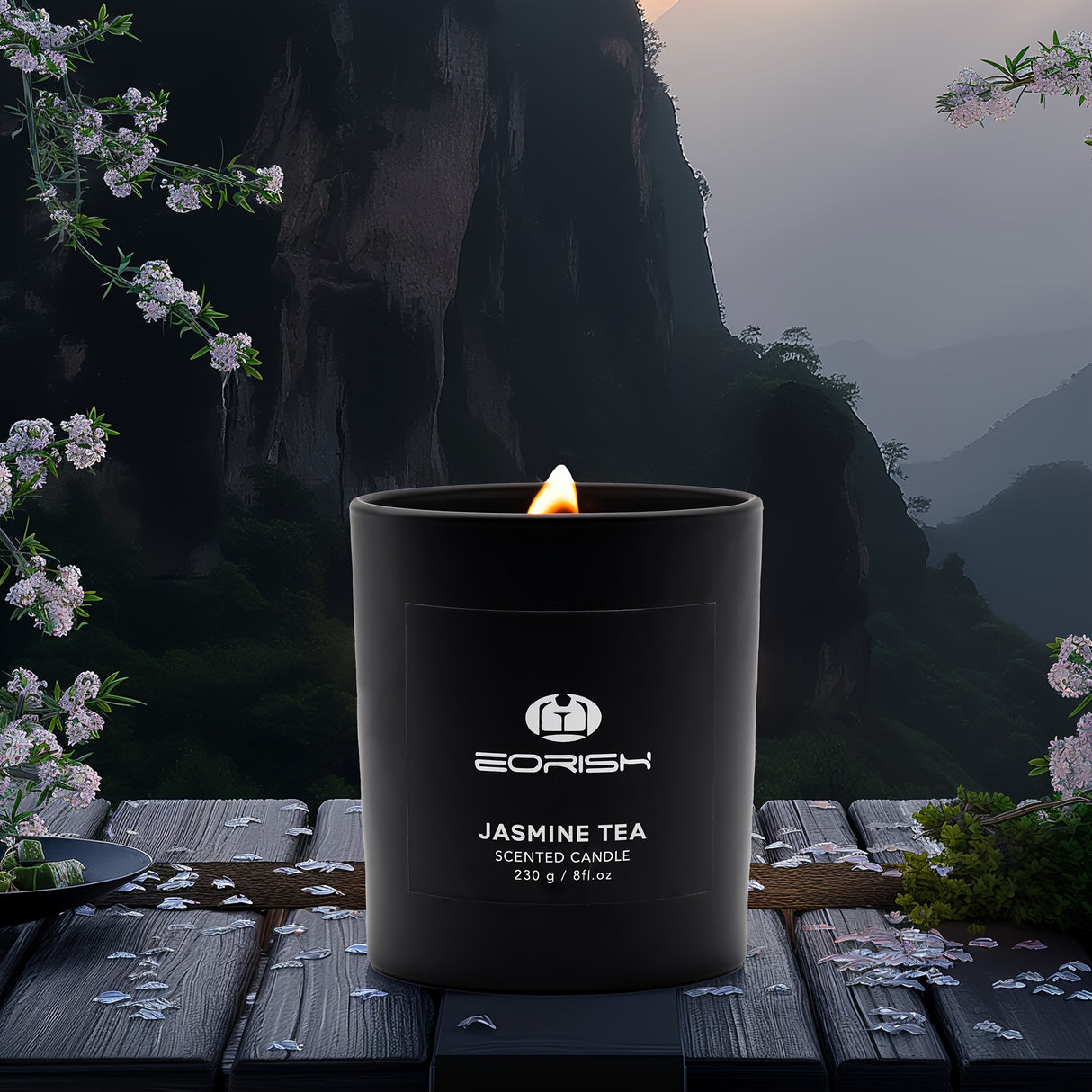 Luxury Candle Gift Set For Women, Strong Scented Candle Set, Black Candles Gifts, 3 Pack, 24oz, Burning 150 Hours