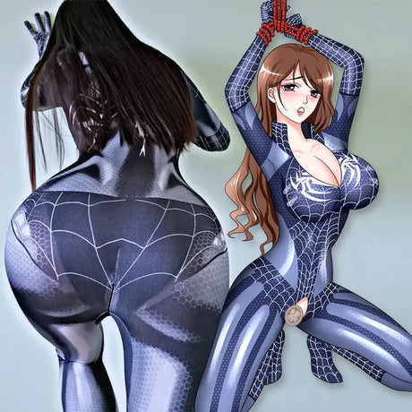 Erotic Lingerie Uniform Temptation Zipper Jumpsuit - Lootquake
