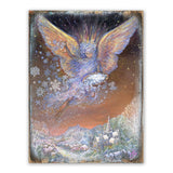 Ángel de nieve de fantasía, arte mural de madera de Josephine Wall - Decoración de fantasía - 852151-JW