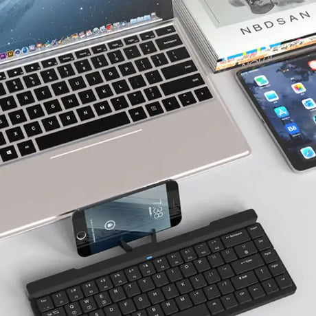 RK925 Bluetooth Mechanical Keyboard Low Axis Computer Cellphone Tablet Universal Keyboard - Lootquake
