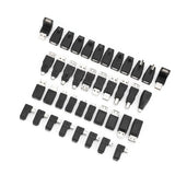 Pack of 40 Multiple USB2.0 Adapters Angled Mini Micro Type B Male Female Converters Connectors - Lootquake