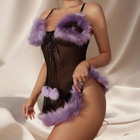 Sexy Pajamas Seductive Plush Sexy Lingerie - Lootquake