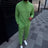 European And American Autumn Men's Wrinkle Bubble Casual Suit Long Sleeve Tooling Trousers - Lootquake