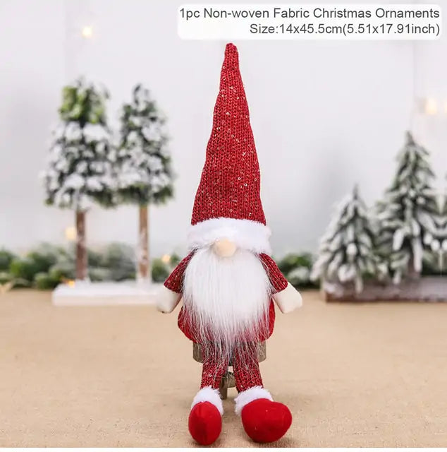 Muñecas navideñas sin rostro