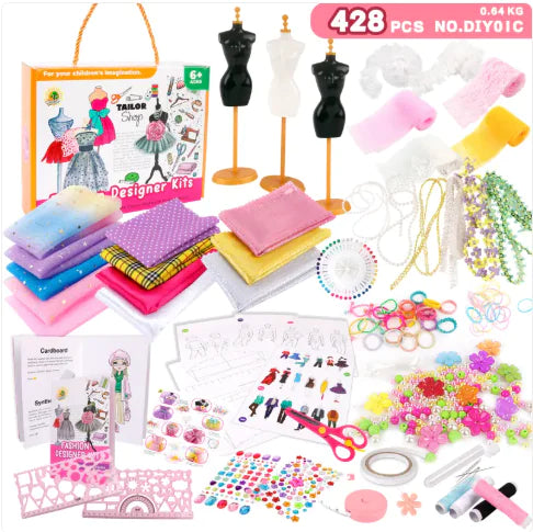 Children's Clothing Design Sewing Kit Toys - Lootquake