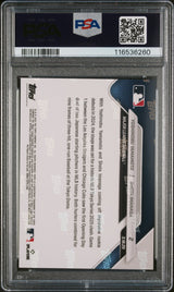 Tarjeta de béisbol Yoshinobu Yamamoto/Shota Imanga n.° 2, calificada en 2025 por Topps Now, PSA 10 Gem Mint
