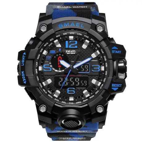 SMAEL Brand Men Sports Watches Dual Display - Lootquake