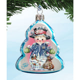 Adornos navideños de cristal de mercurio con forma de muñeco de nieve de Jamie Mills-Price - Decoración navideña - 770140S3-MP