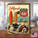 Arte mural costero de madera South Lamar Auto de Nature Wonders - Decoración costera con vida marina - 95347B