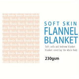 1pc Personalized Soft Flannel Blanket with Custom Name - Cozy Sofa Blanket for Son or Daughter, Unique Gift Idea with TV Blanket Function, Plush and Warm for Chilly Nights