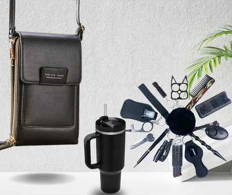 Viral Cellphone Purse Safety Set With Tumbler - Lootquake