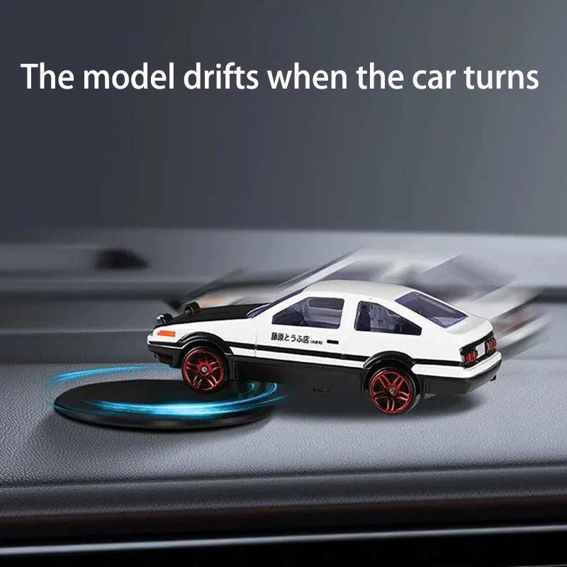 Car For lightning mcqueen  Drift Rotating Ornaments Auto Dashboard Turning AE86 Model Deco Car  Center Console Decoration