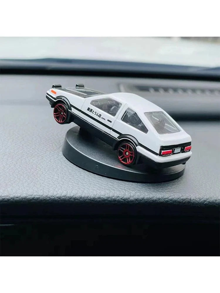 Car For lightning mcqueen  Drift Rotating Ornaments Auto Dashboard Turning AE86 Model Deco Car  Center Console Decoration