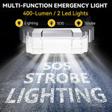 CarJump Pro Jump Starter & Air Compressor - 6000A Power, 21800mAh Capacity, LCD Screen for Effortless Car Battery Boosting