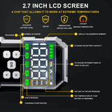 CarJump Pro Jump Starter & Air Compressor - 6000A Power, 21800mAh Capacity, LCD Screen for Effortless Car Battery Boosting