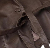 Casual Long Sleeve Polyester Coat