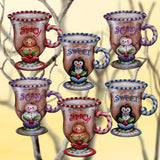 Adornos decorativos de madera con pinzas para la temporada dulce y picante, juego de 6, de Jamie Mills-Price - Decoración navideña - 8090053C-MP-S6