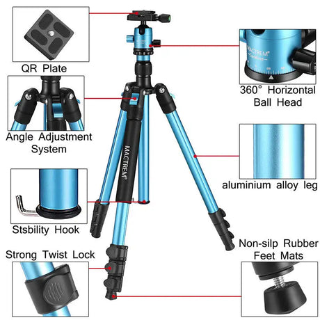 CT62 Portable Multifunctional Mobile Phone Camera Stand Photography - Lootquake